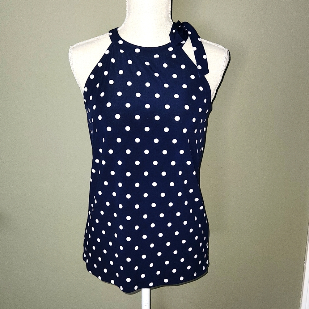 Banana Republic polka dot tank size xs